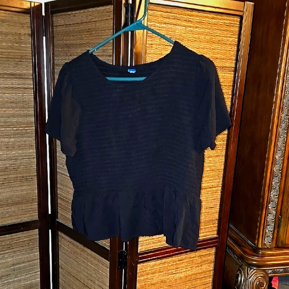 Elegant Black Women's Top